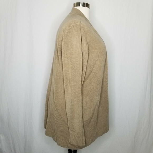 Karen Scott Open-Front Cardigan  Chestnut Heather - Picture 5 of 8